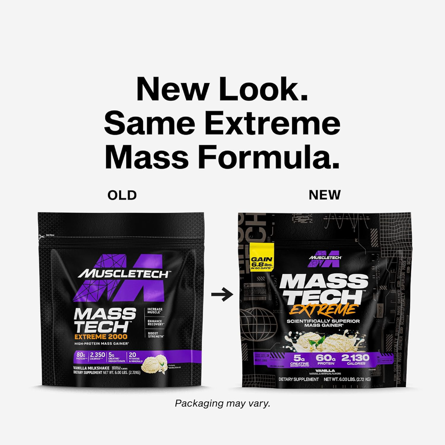 MuscleTech, Mass-Tech™ Extreme 2000 | Maksimum Kilo & Kas Artırıcı 6 lbs (2.72 kg)