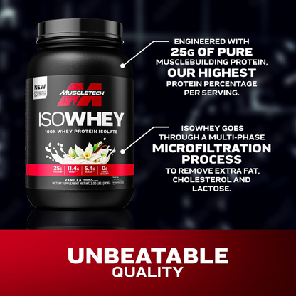 MuscleTech %100 IsoWhey İzole Whey Protein Tozu