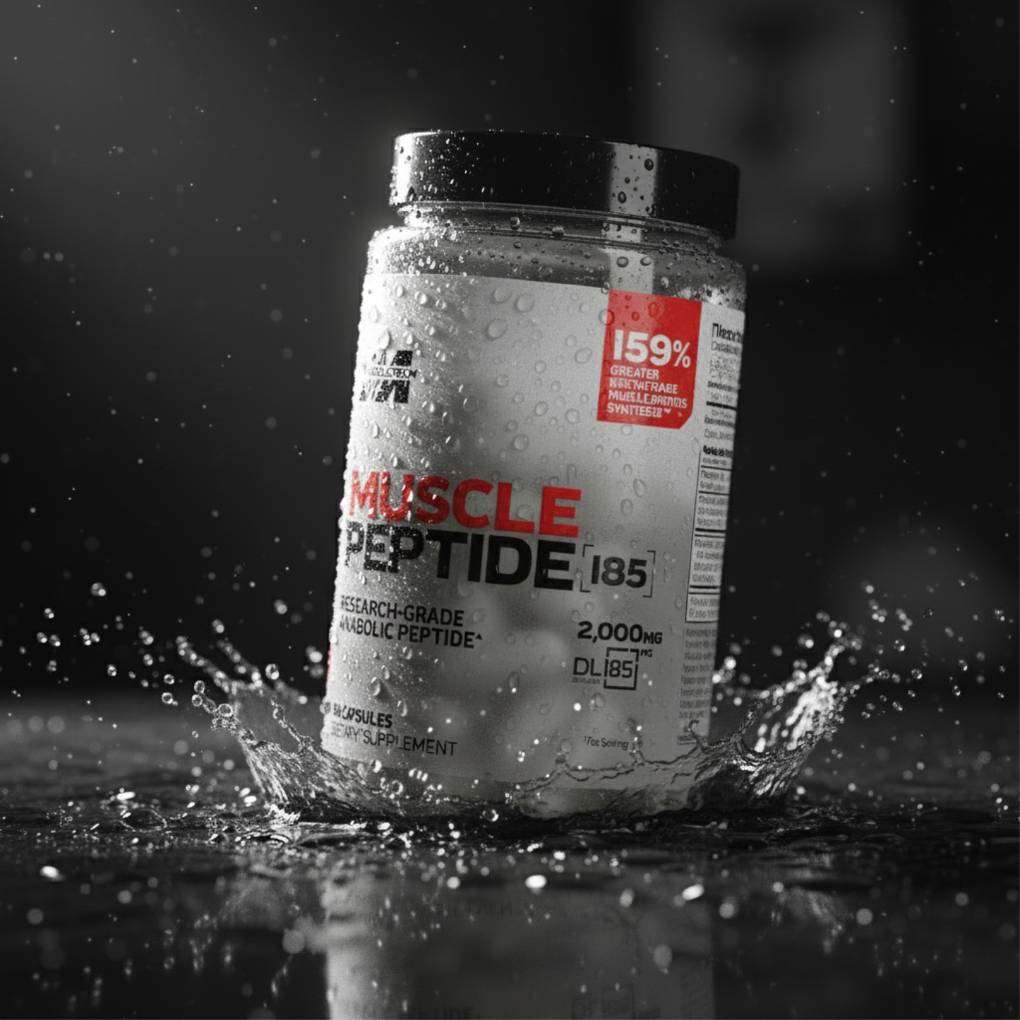 MuscleTech Peptide 185 - Anabolic Peptide -  Hızlı Kas Gelişimi - 84 Capsules