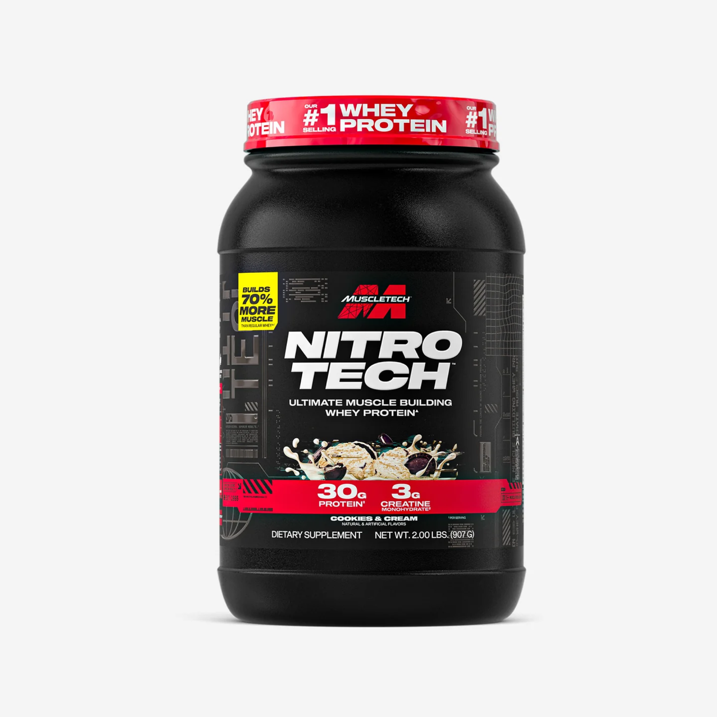 MuscleTech, Nitro-Tech™ Whey Kreatin Formülü Protein Tozu