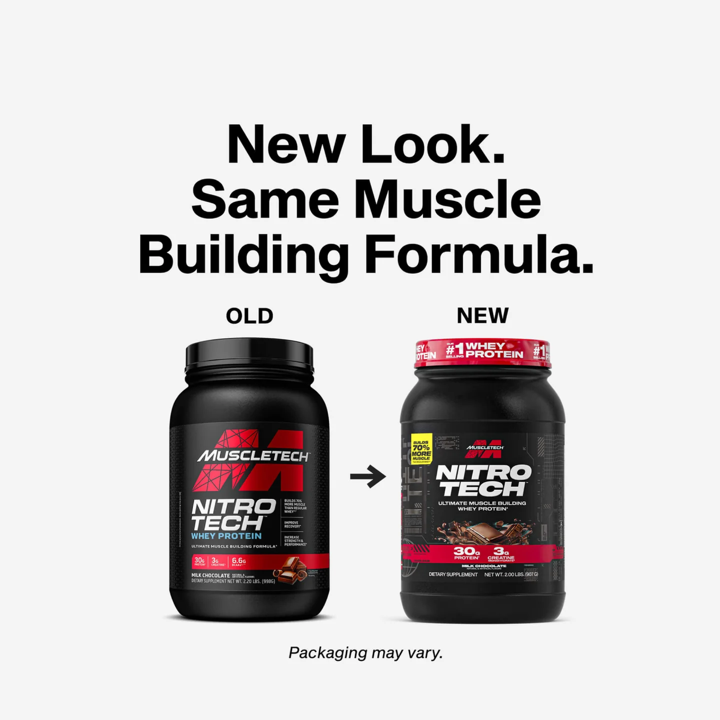 MuscleTech, Nitro-Tech™ Whey Kreatin Formülü Protein Tozu