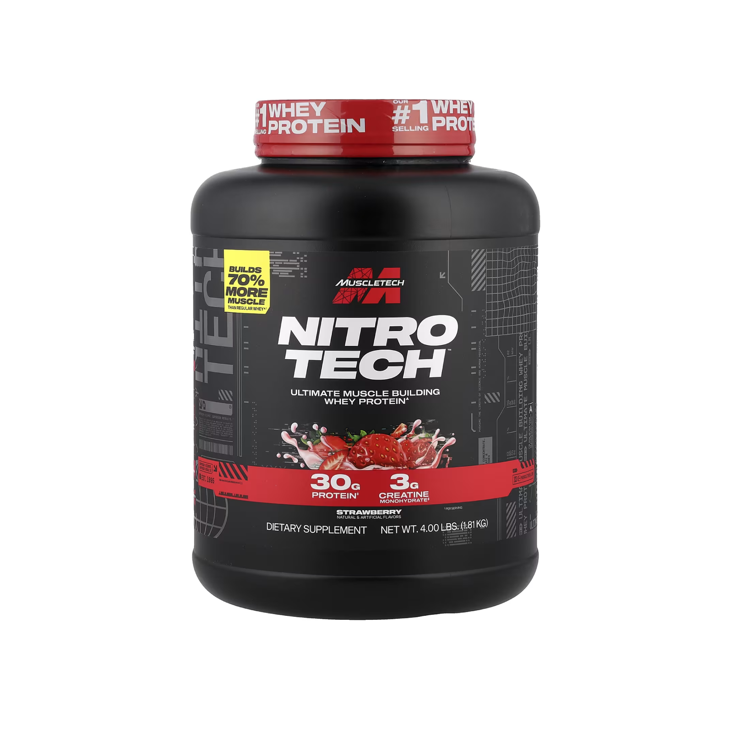 MuscleTech, Nitro-Tech™ Whey Kreatin Formülü Protein Tozu