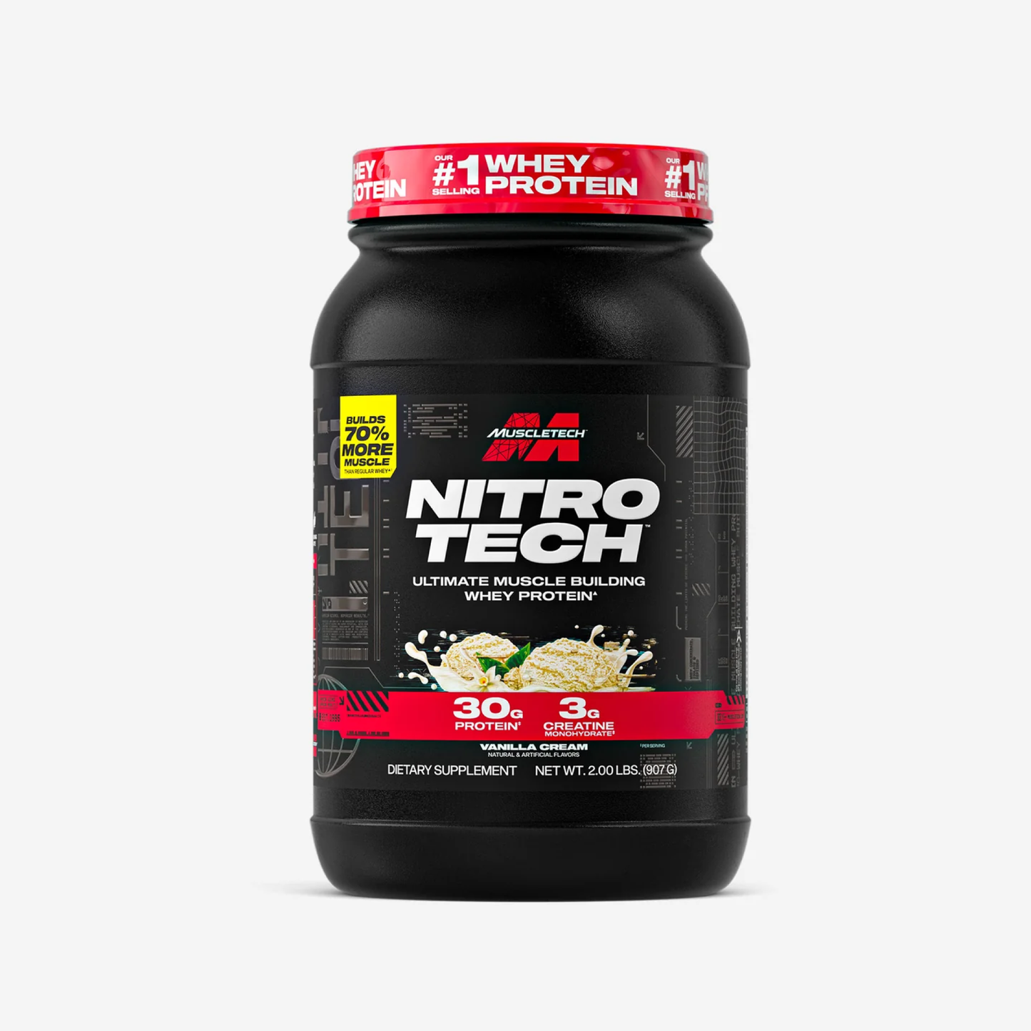MuscleTech, Nitro-Tech™ Whey Kreatin Formülü Protein Tozu