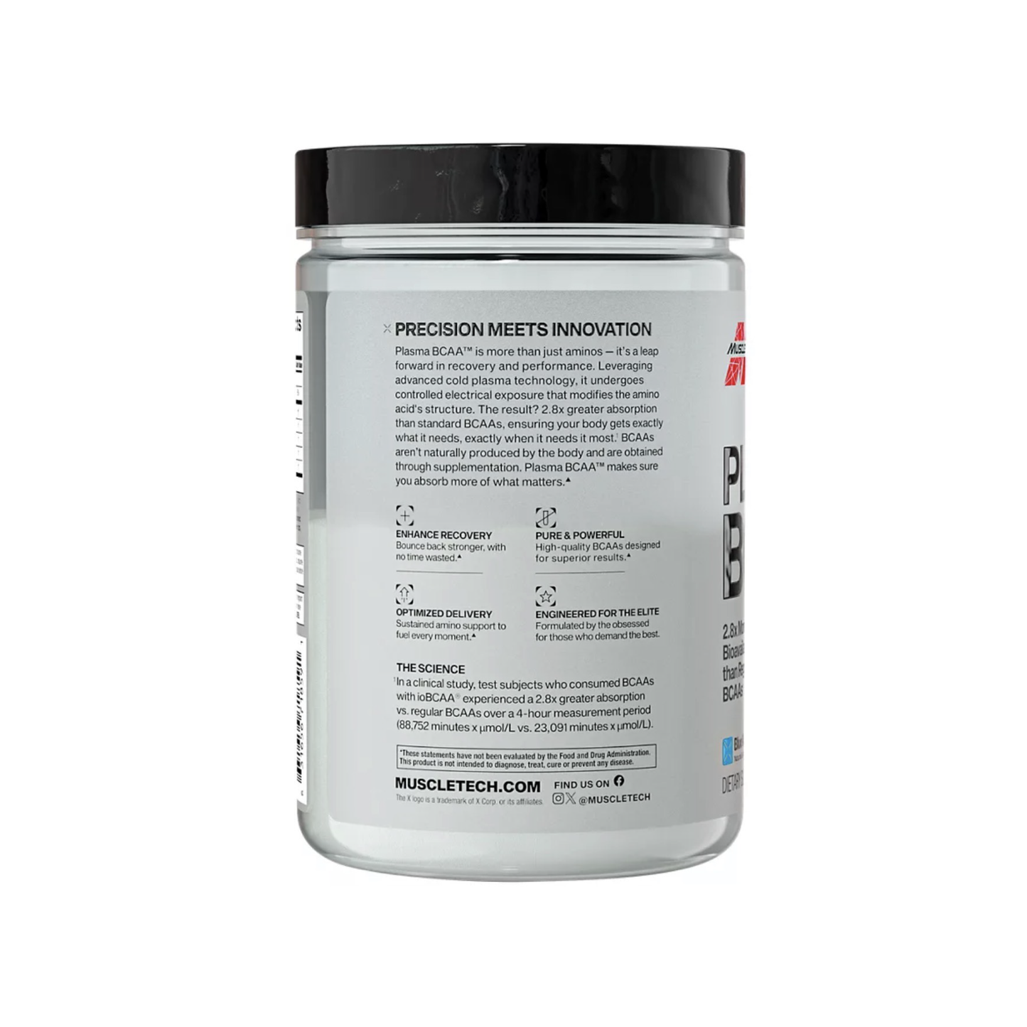MuscleTech Plasma BCAA (9.99 Oz. / 30 Servings)
