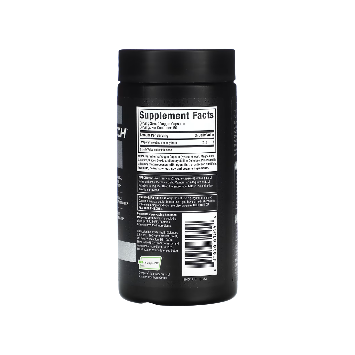 MuscleTech Platinum %100 Kreatin Monohidrat Vejetaryen Kapsül - 100 Capsül