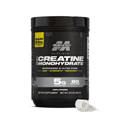 MuscleTech Platinum 100% Creatine Monohydrate Saf Kreatin Tozu 80 Servis (400 g)