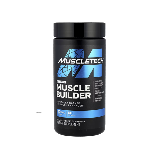 MuscleTech, Platinum Muscle Builder, 400 mg, 30/60 Rapid-Release Capsules