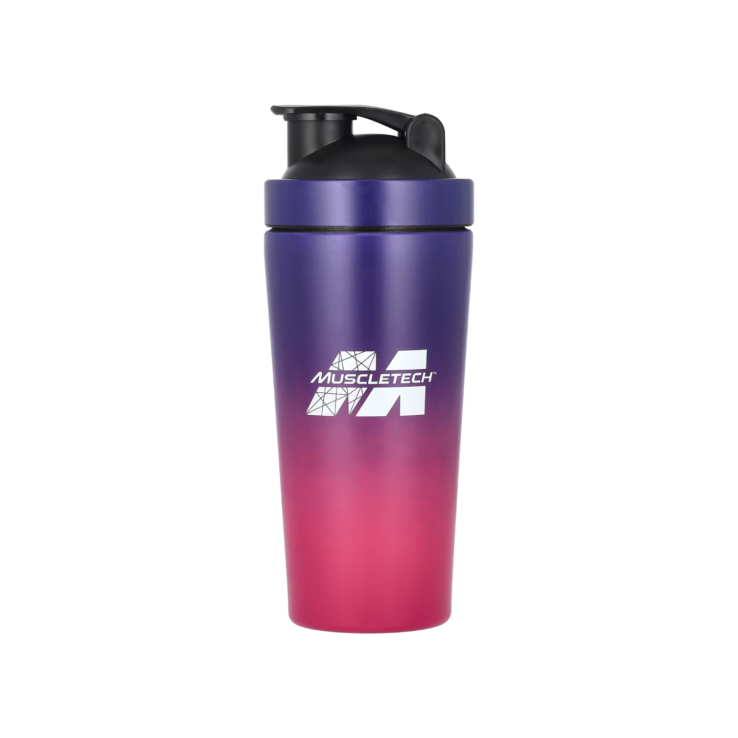 MuscleTech Premium Paslanmaz Çelik Shaker Şişesi (Mor/Pembe, 739 ml)