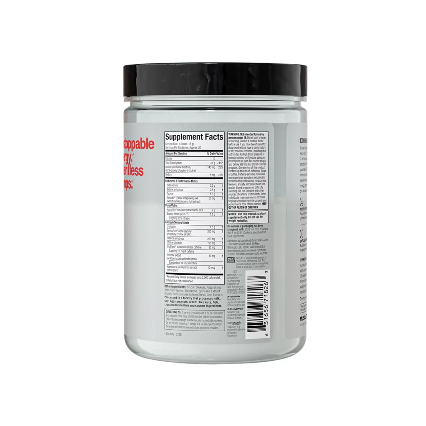 MuscleTech Stacked Pre-Workout – İleri Seviye Pre-Workout (10.63 Oz. / 301g)