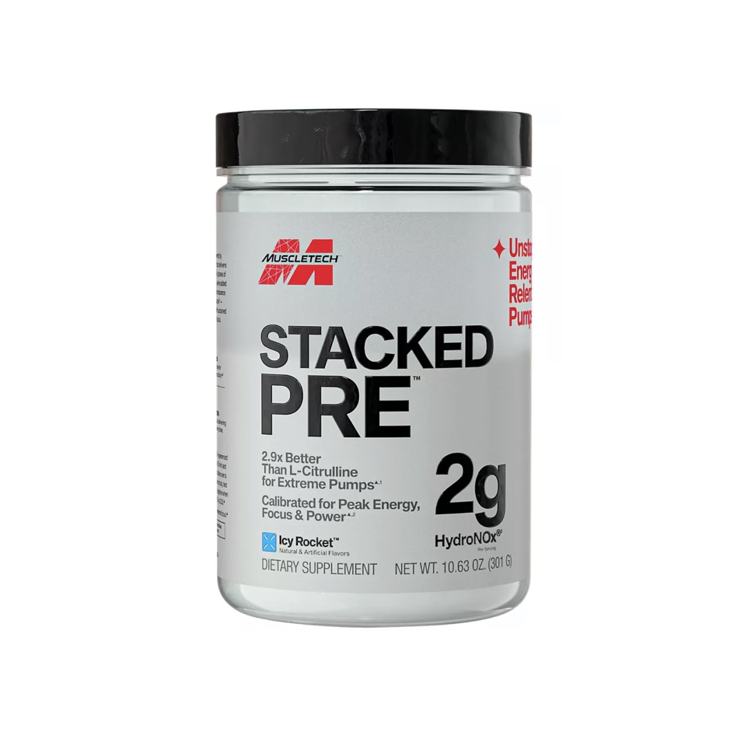 MuscleTech Stacked Pre-Workout – İleri Seviye Pre-Workout (10.63 Oz. / 301g)