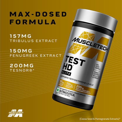 MuscleTech Test HD Elite Serbest Testosteron Güçlendirici - 120 Kapsül
