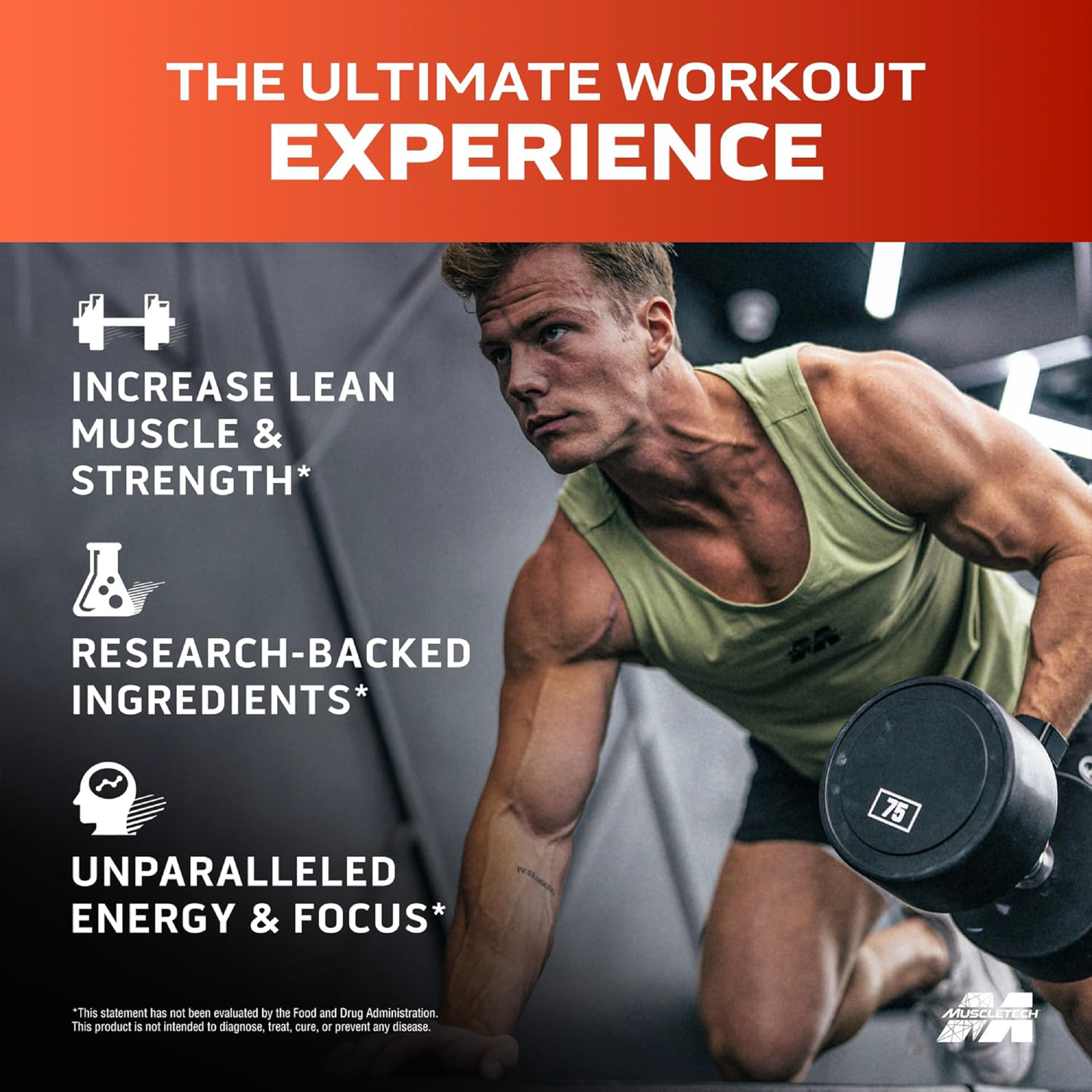 MuscleTech VaporX5 Pre-Workout Enerji & Pump 9,4 oz. (266g)