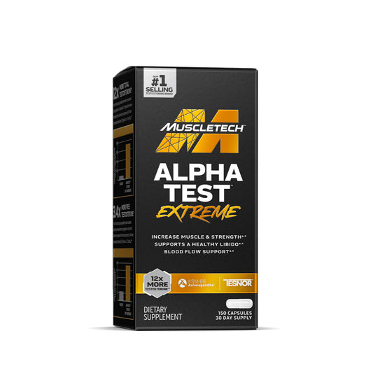 MuscleTech AlphaTest Extreme – 12X Testosteron Artırıcı Takviye